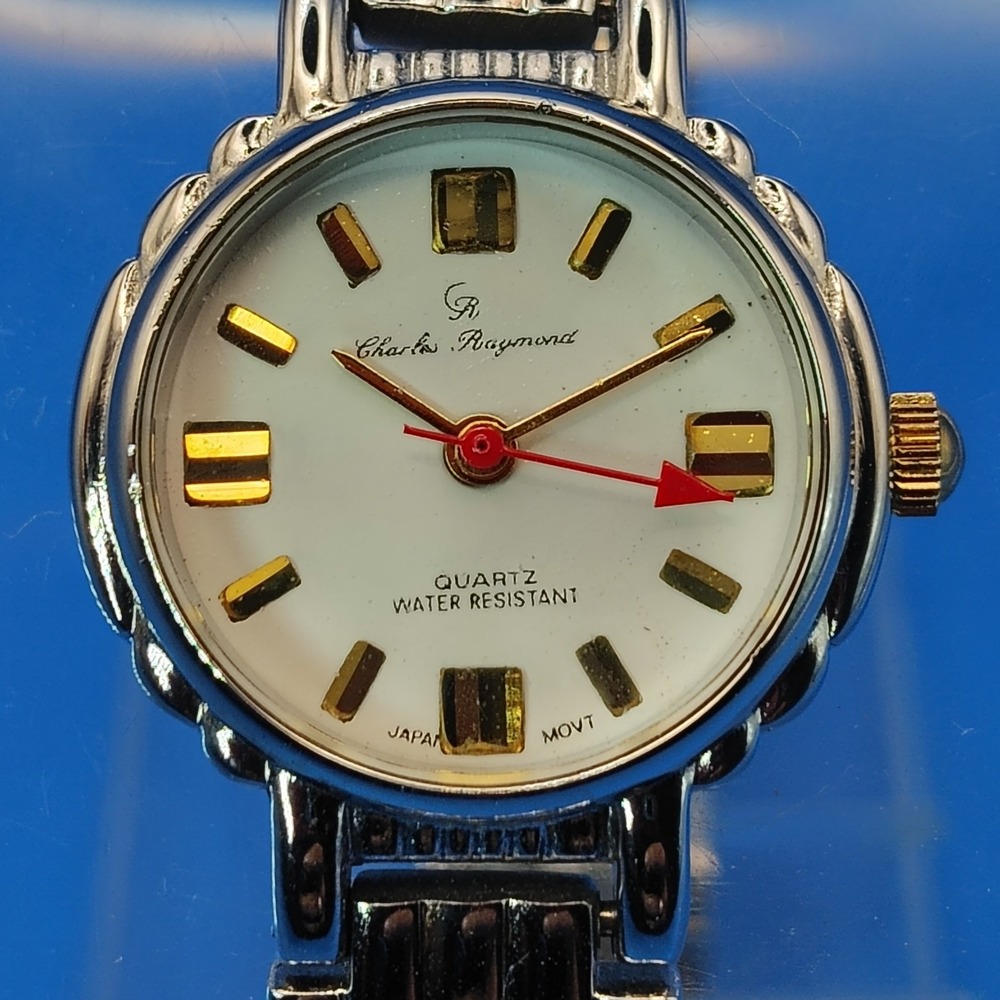 Vintage 1998 Charles Raymond 21mm Women's Quartz Watch Japan Movt Fully Restored